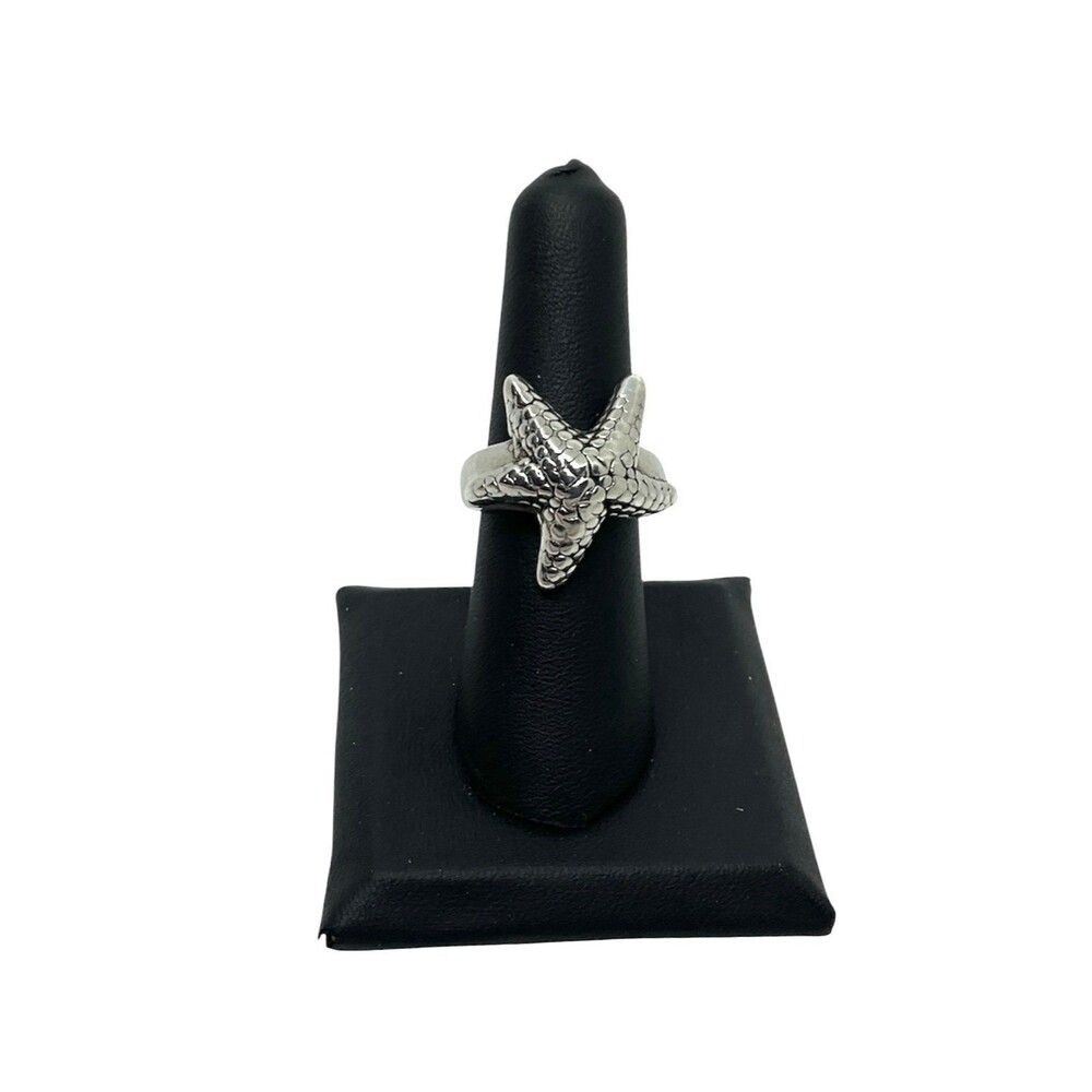 Sterling Silver Starfish Ring (Size 7)